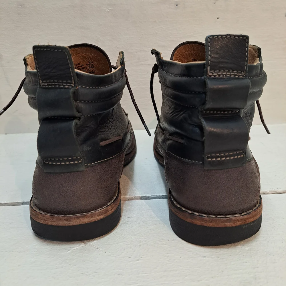 Timberland Men's Boots Brown Leather Lace Up Shoes Size 9.5 Wide - Picture 5 of 8